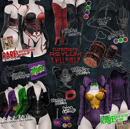 CUREMORE / AsylumVillains Kitty Set