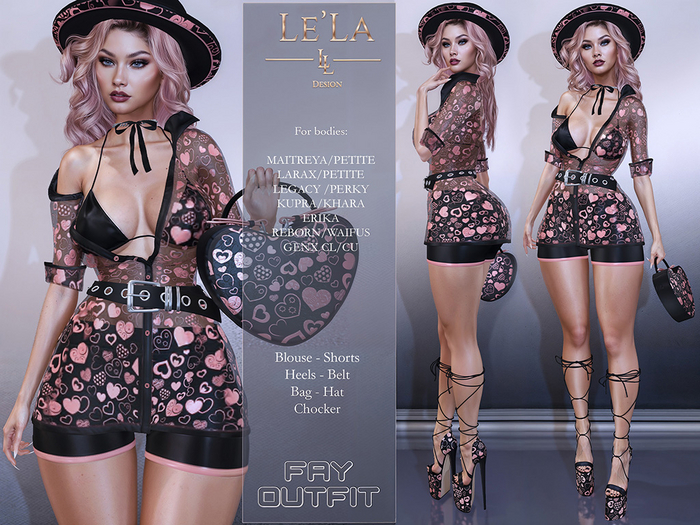 {Le'La} Fay Valentine's Outfit ♥Promo♥