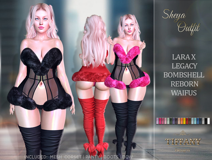 ::TD:: Sheya Outfit [Mesh] + Lara X