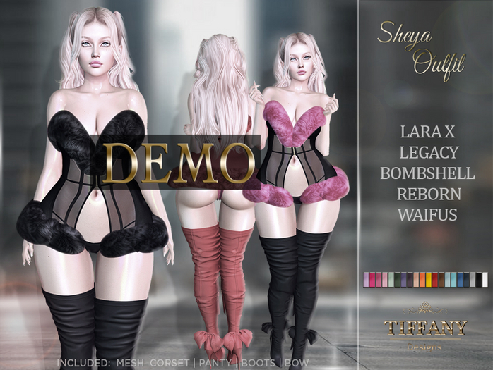 ::TD:: Sheya Outfit [Mesh] DEMO + Lara X