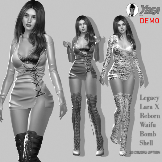 *Ydea*  Giulis Dress  Multicolors Demo