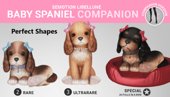 SEmotion Libellune Baby Spaniel Companion ULTRARARE 03