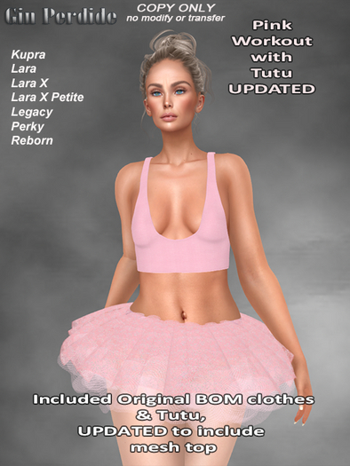 Pink Workout with Tutu (boxed)