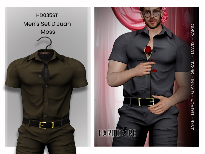 :: HARDCORE :: (HD035ST) Men's Set D' Juan Moss 