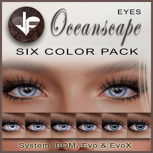 January ~ Eyes Oceanscape Blue