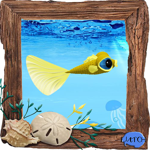 (7S) Common Fish: Yellow Guppy