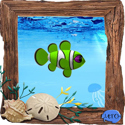 (7S) Common Fish: Green Clownfish