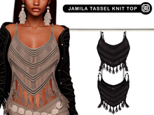 Addams - Jamila Tassel Knit Top #29