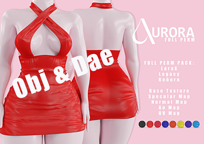 Mesh 02 - Dress Obj&Dae