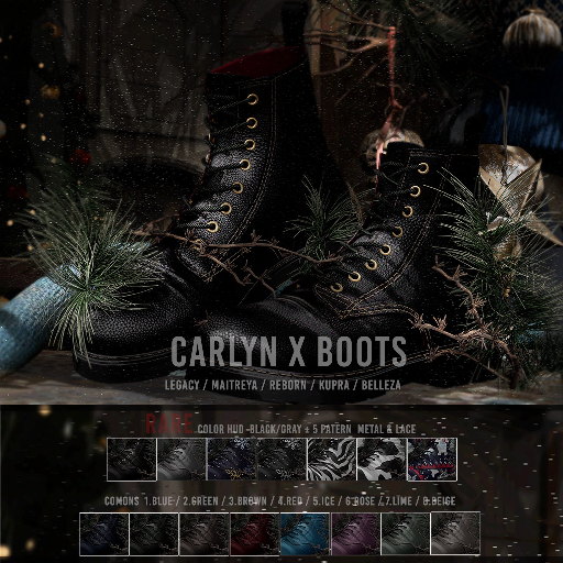 Savin. - Carlyn x Boots - (Legacy f) Full Set