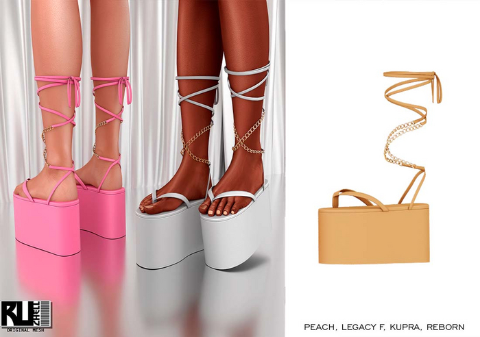 Ruchell: Anjali Sandals 'Beige'