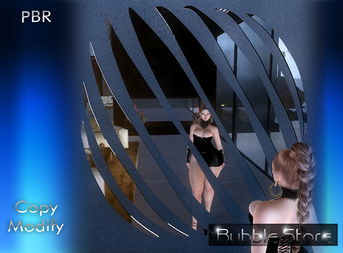Bubble - Decorative Torn Mirror (PBR)