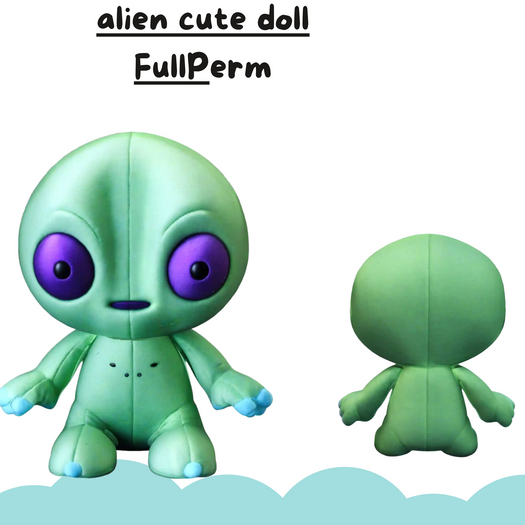 (AL) alien cute doll Full perm