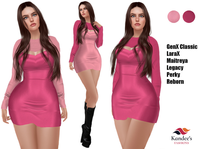Pink Top & Dress + Huds (2)