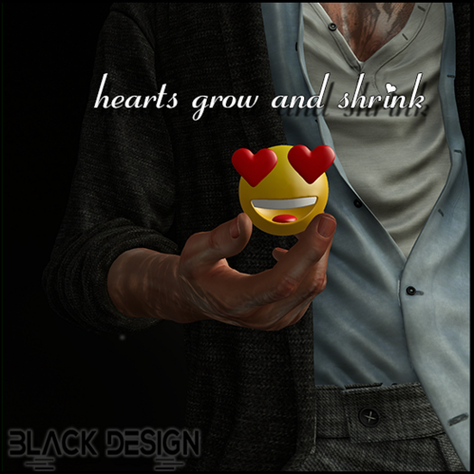 Smiley face with heart (wearable)