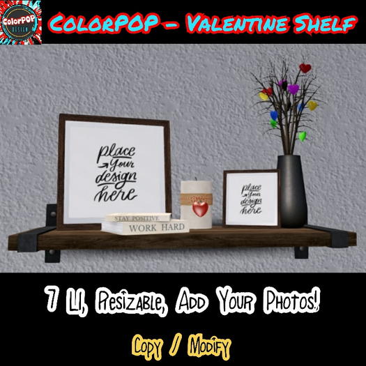ColorPOP - Valentine Shelf (ADD to Unpack)