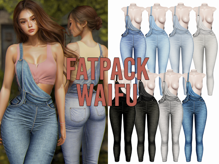 -[ vagrant ]- Cassidy Overalls - Waifu