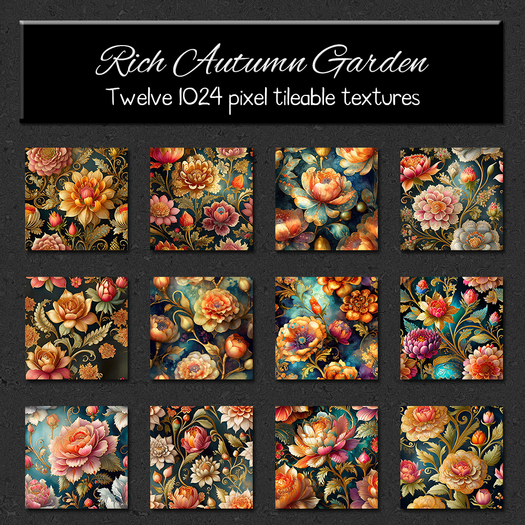 *Wallflowers* Rich Autumn Garden