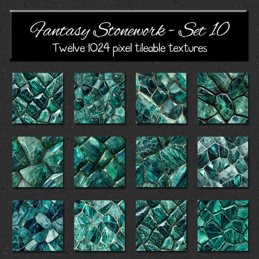 *Wallflowers* Fantasy Stonework - Set 10