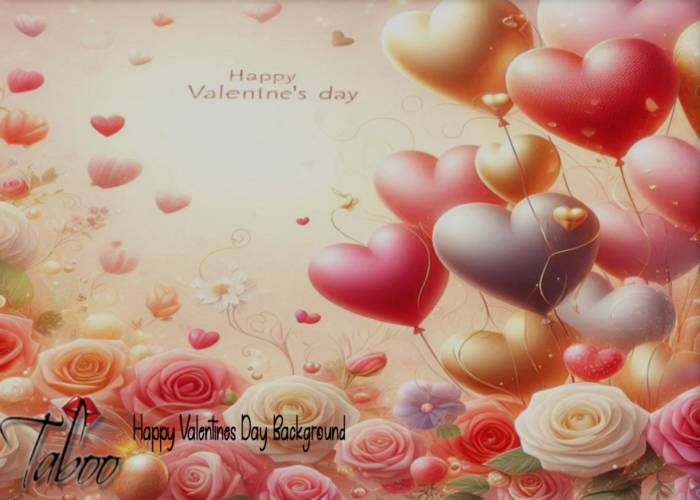Taboo - Happy Valentine Day Backdrop  - UnPack HuD