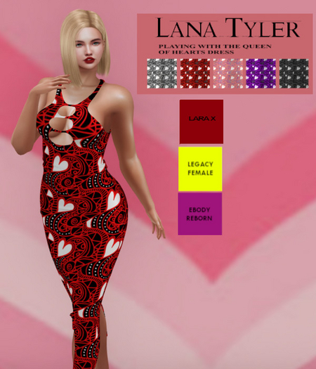 Lana Tyler Playing With The Queen Of Hearts Dress