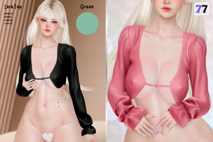 77Store - Lara Top - Green