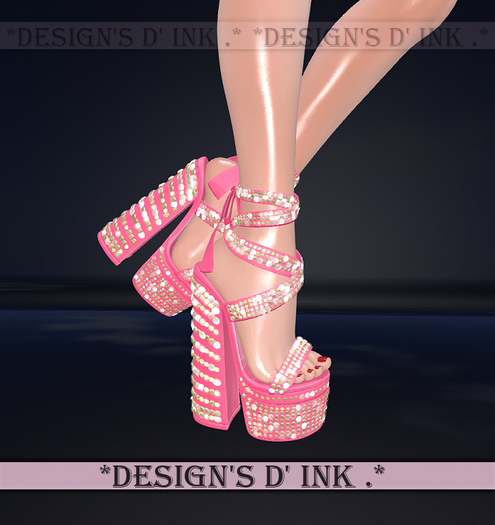 Luxury Cathy Heels Deep Pink