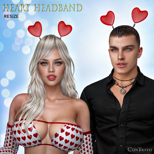 [ConTrato] Heart Headband