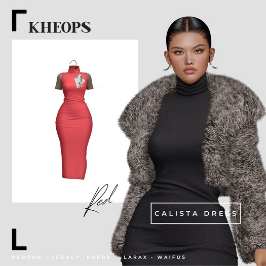 Kheops  /\ - CALISTA - DRESS - Red