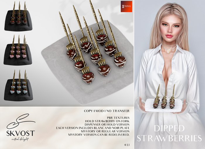 SKVOST - Dipped Strawberries - Belgian Chocolate (MyStory)