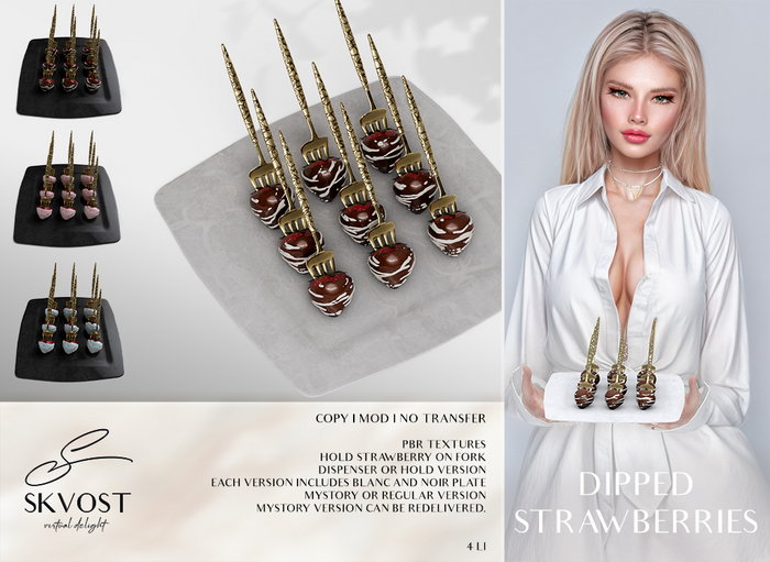 SKVOST - Dipped Strawberries - Belgian Chocolate