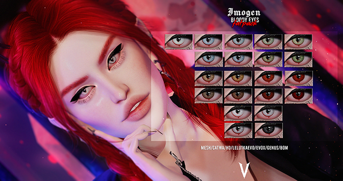 VIENA. Imogen Bloody Mesh Eyes Pack {Add me}