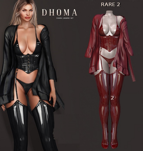 2. Dhoma Chiara Set Lara Red RARE