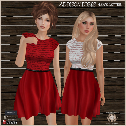 .:Ecce Bellus:. Love Letter RED Top BOXED