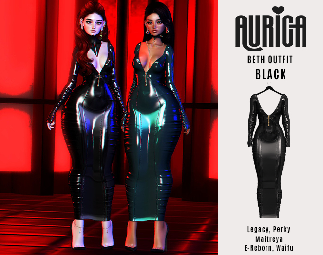 AURICA Beth Dress BLACK /ADD ME/