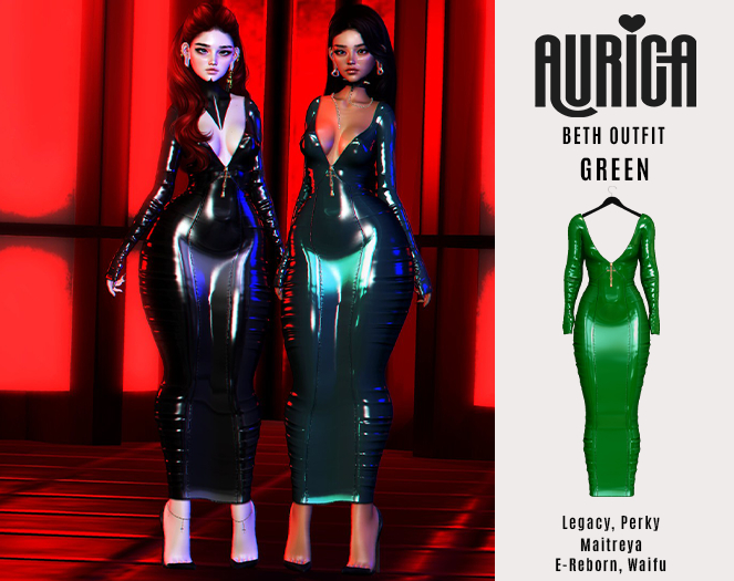 AURICA Beth Dress GREEN /ADD ME/