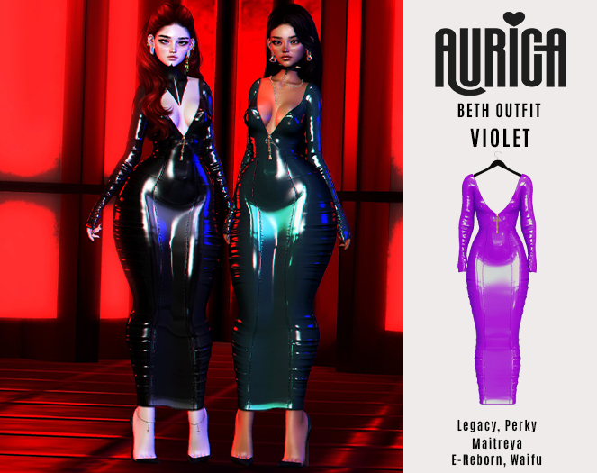 AURICA Beth Dress VIOLET /ADD ME/