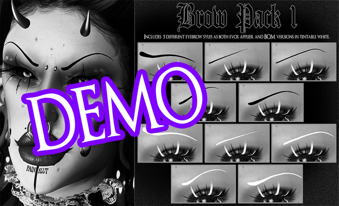 Spookshow - Brow Pack 1 - DEMO