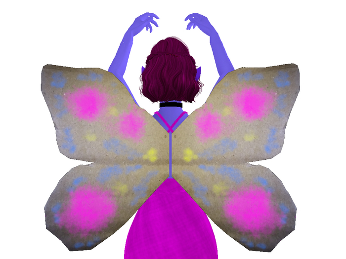 Spotted Butterfly Wings Freebie