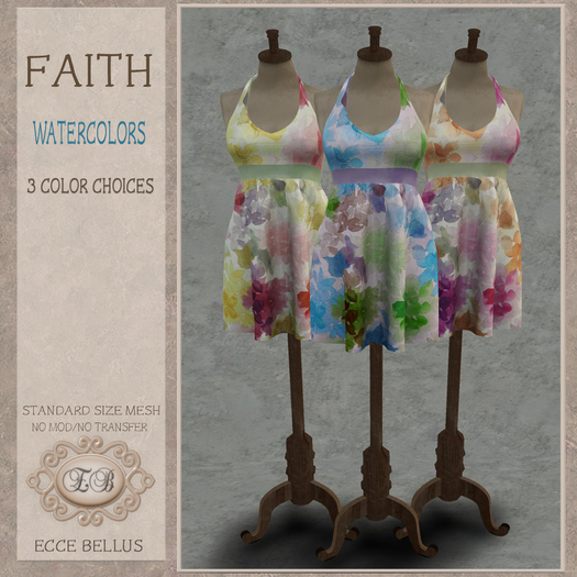 .:Ecce Bellus:. Faith Watercolor
