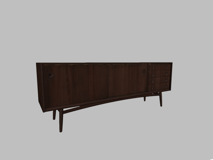 old vintage mid century sideboard