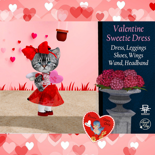BFF DINKIES VALENTINE SWEETIE DRESS
