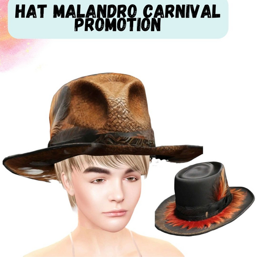 "MB" hat malandro carnival