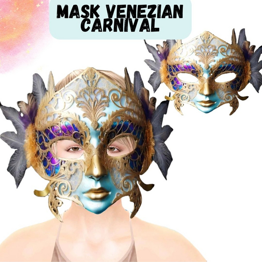 "MB" Mask Venezian carnival