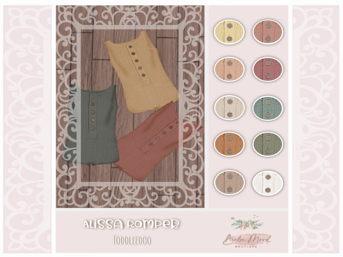 - Bebe Mood - Alissa Romper -  Lemon TD