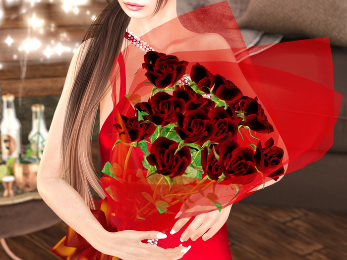 {mimi.yes} Red Roses Bouquet TRANSFER