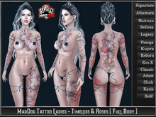 MadDog Tattoo Ladies - Timeless & Roses [ Full Body ]