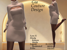 "GCD" Daniella Cashmere Dress Nude