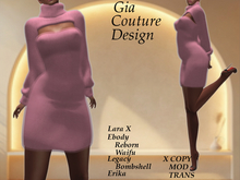 "GCD" Daniella Cashmere Dress Pink