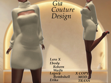 "GCD" Daniella Cashmere Dress Yellow
